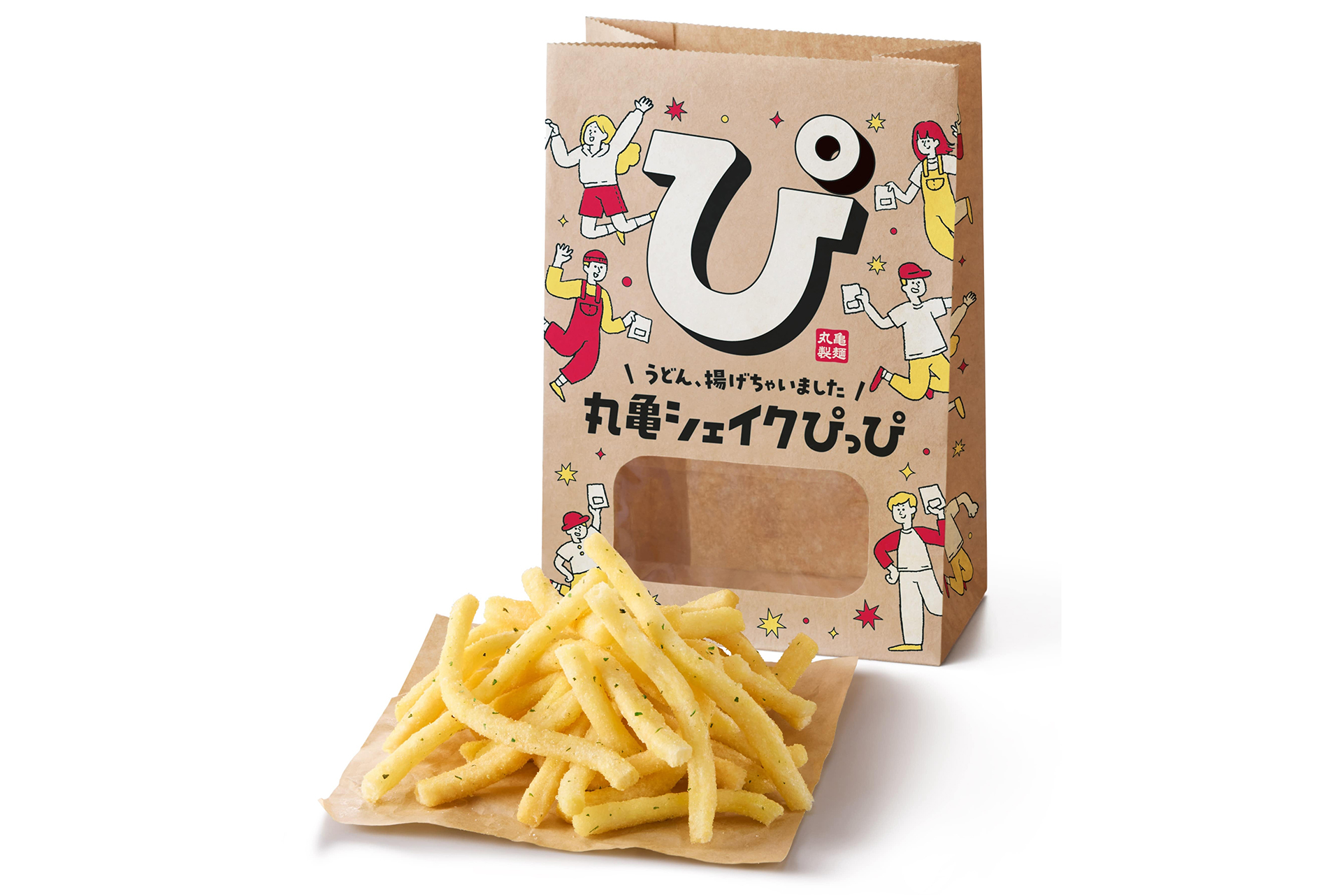 「丸亀シェイクぴっぴ甘い誘惑シュガーバター味」（190円）