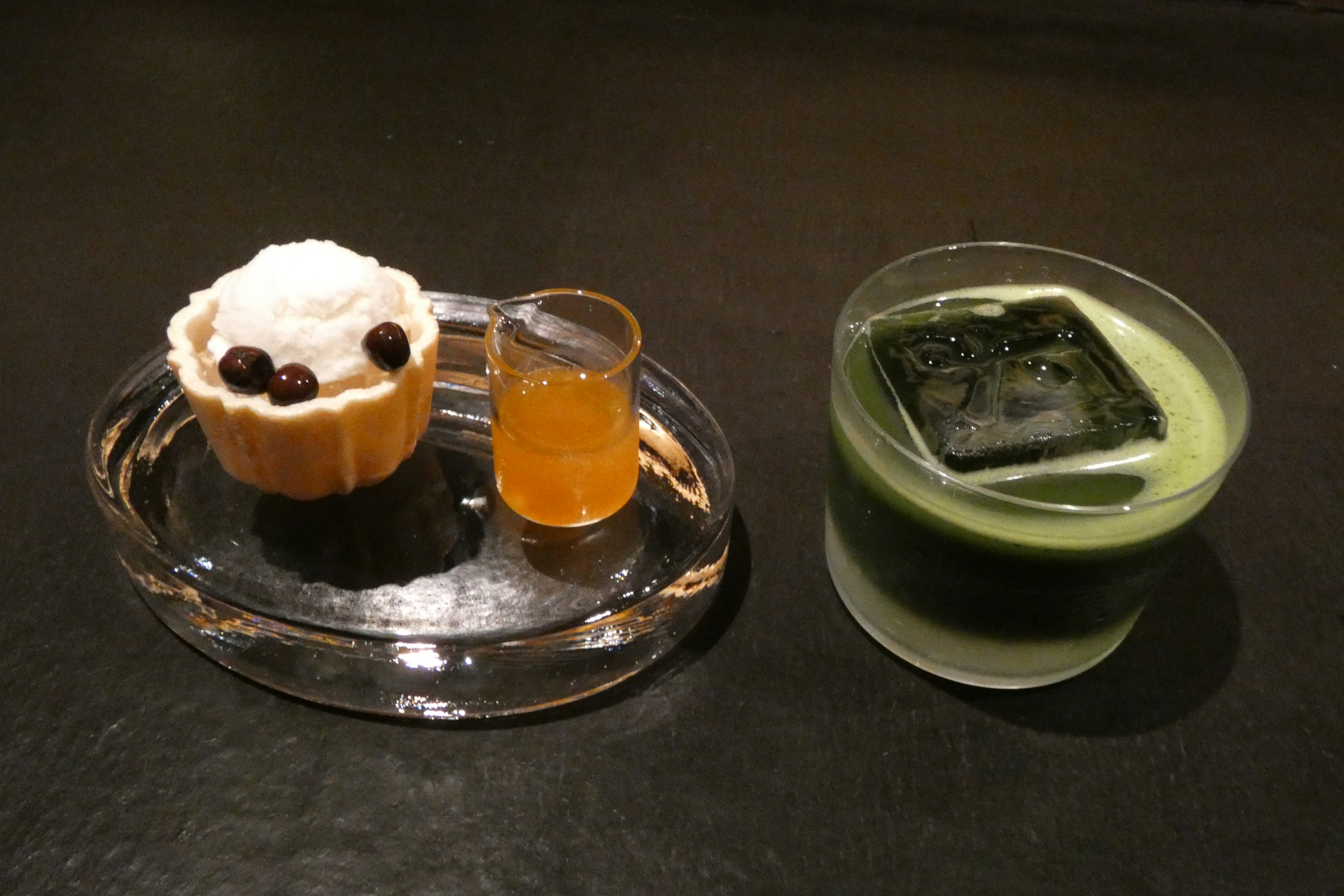 BARでは季節のシグネチャーカクテルと和菓子のマリアージュが楽しめる