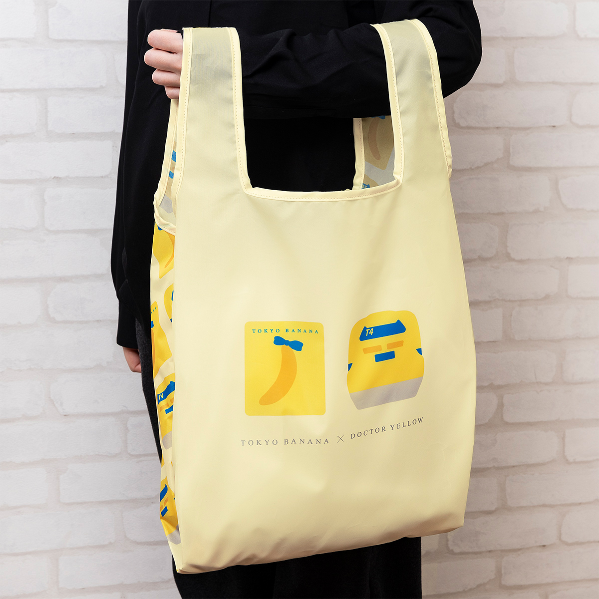 ドクターイエロー（T4編成）と東京ばな奈をデザイン