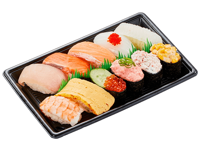 「まんぞく11種セット（1人前・11貫）」（1460円～）