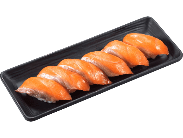 「ちょい足し寿司 サーモン（6貫）」（530円～）