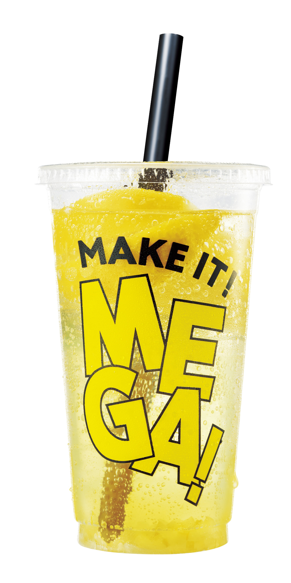 「レモネードスカッシュ」メガサイズ（480円）