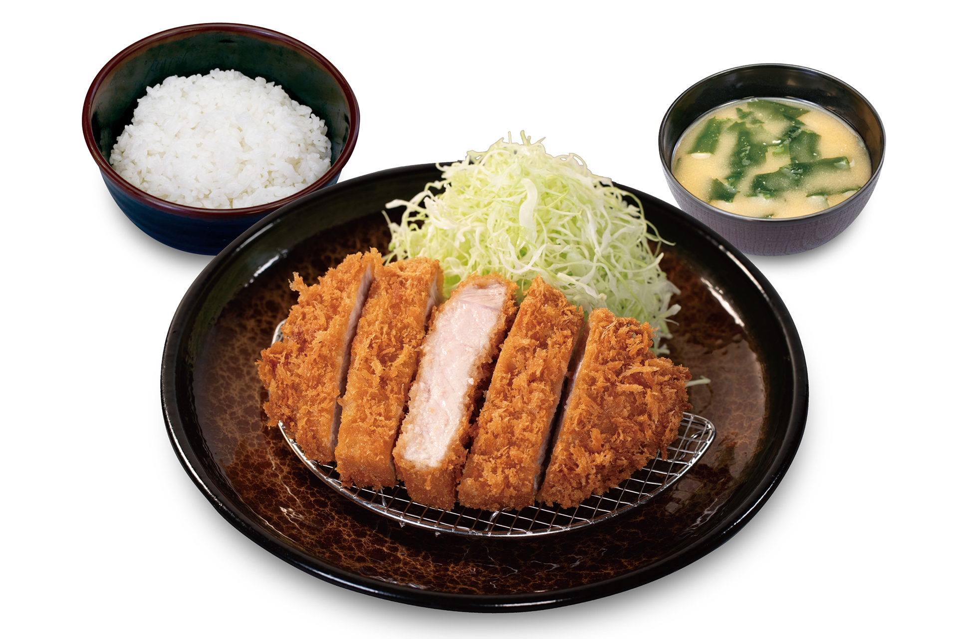 松のや「大麦豚厚切りロースかつ」