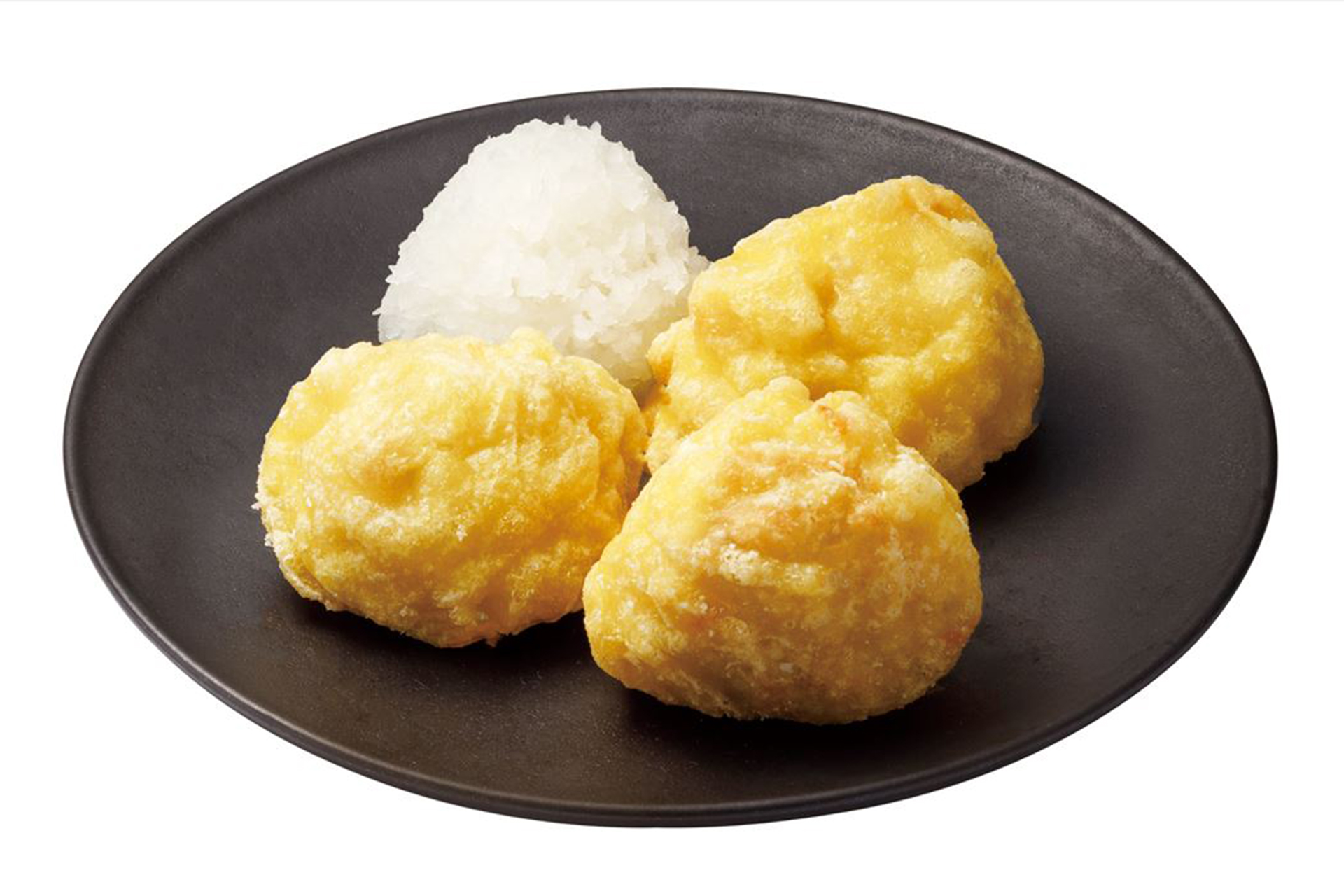 「辛子れんこん風ふわふわ天（おろし添え）」（242円）