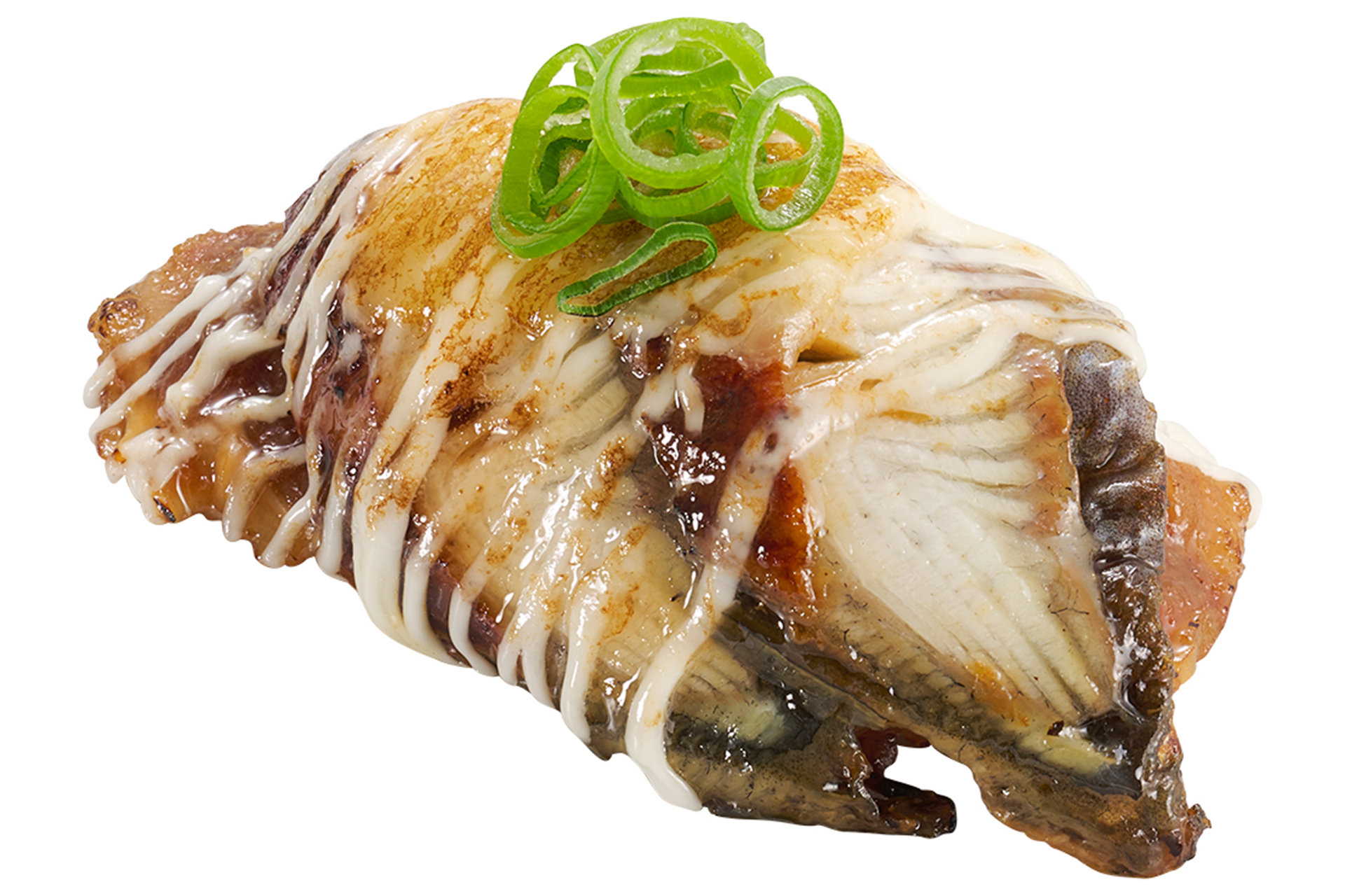 「炭焼牛カルビとうなぎのチーズマヨ炙り」（260円～）