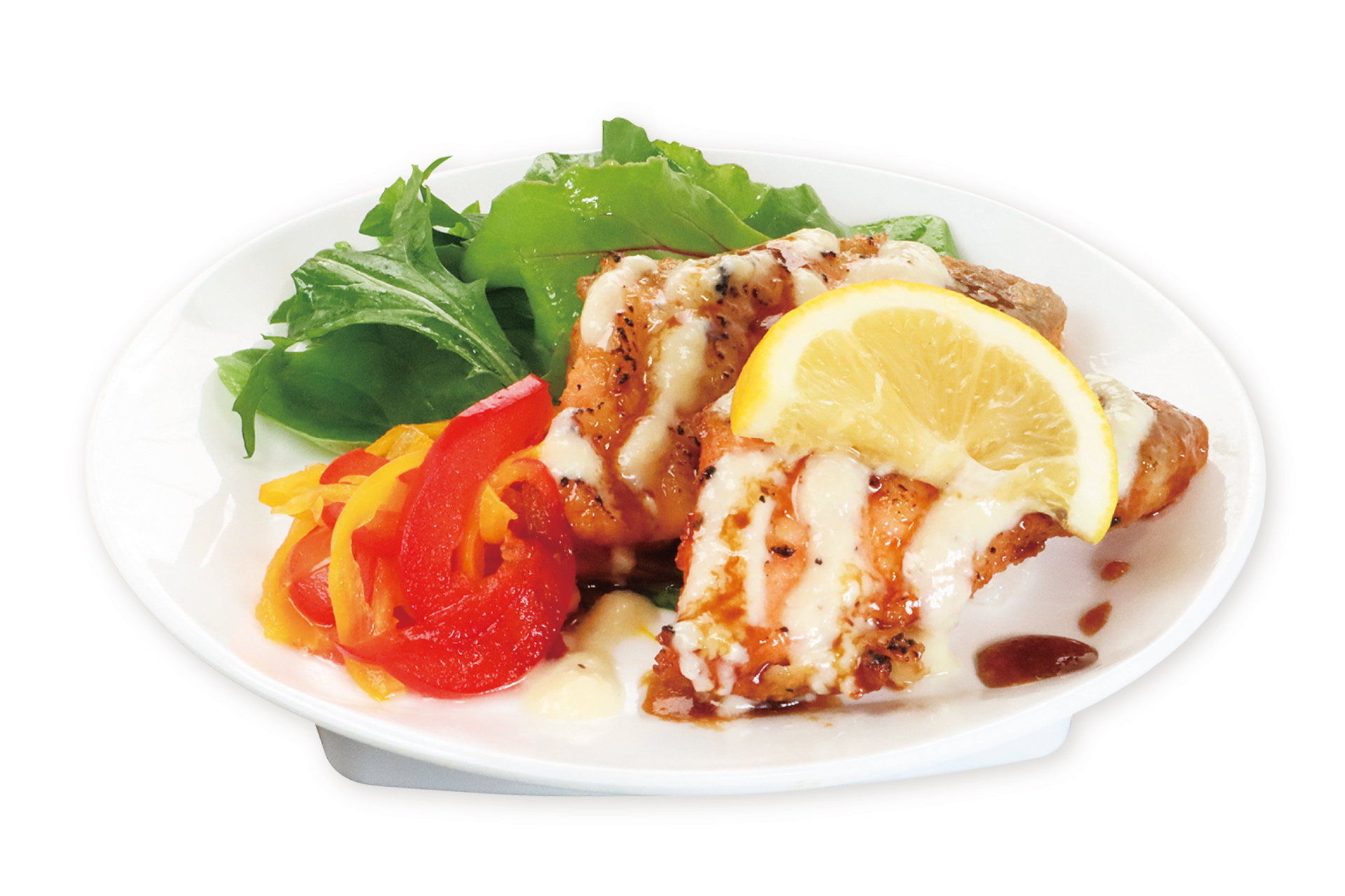 サーモンステーキレモンバター（ノルウェー王国）