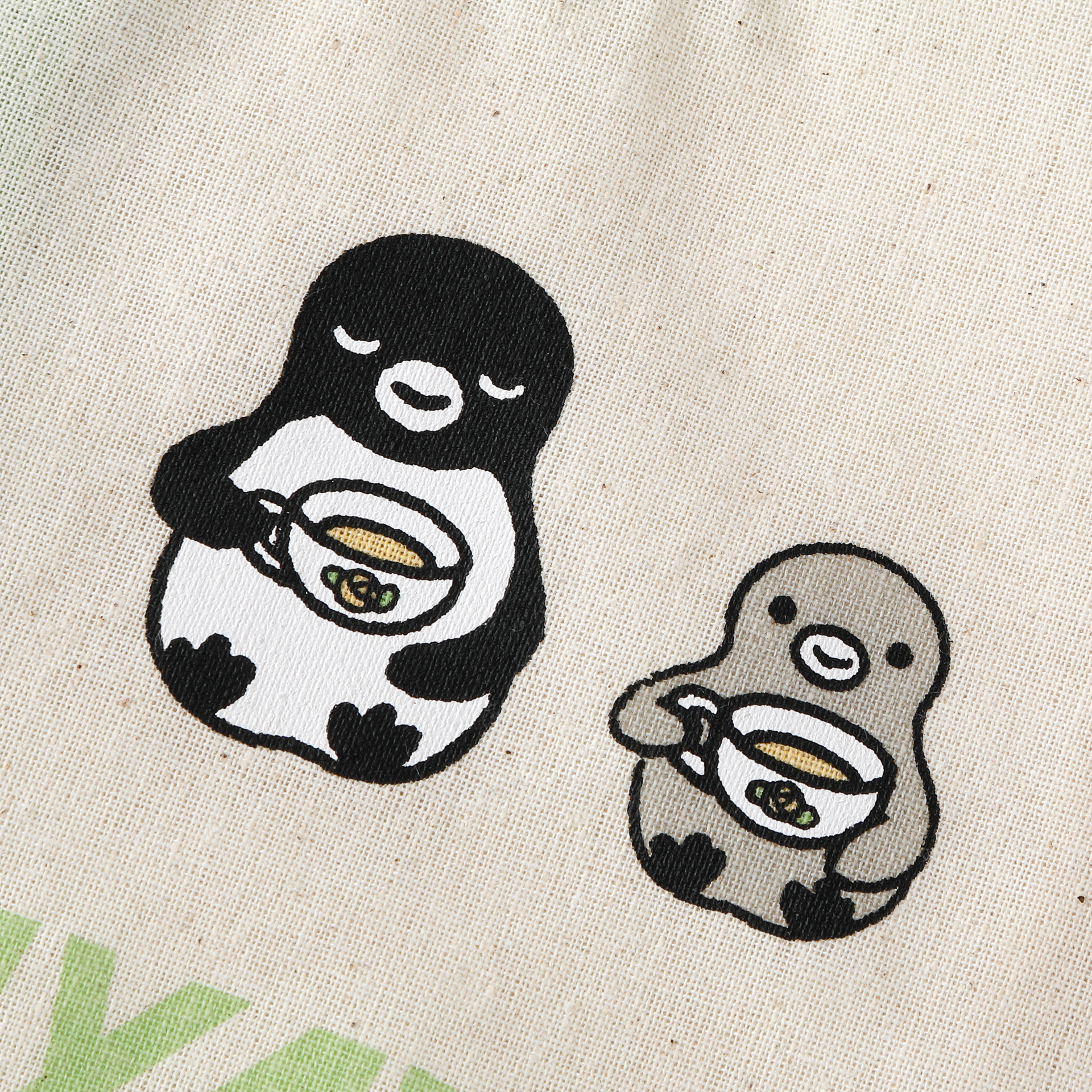 紀ノ国屋 Suicaのペンギン コットンバッグ（ライトグリーン）