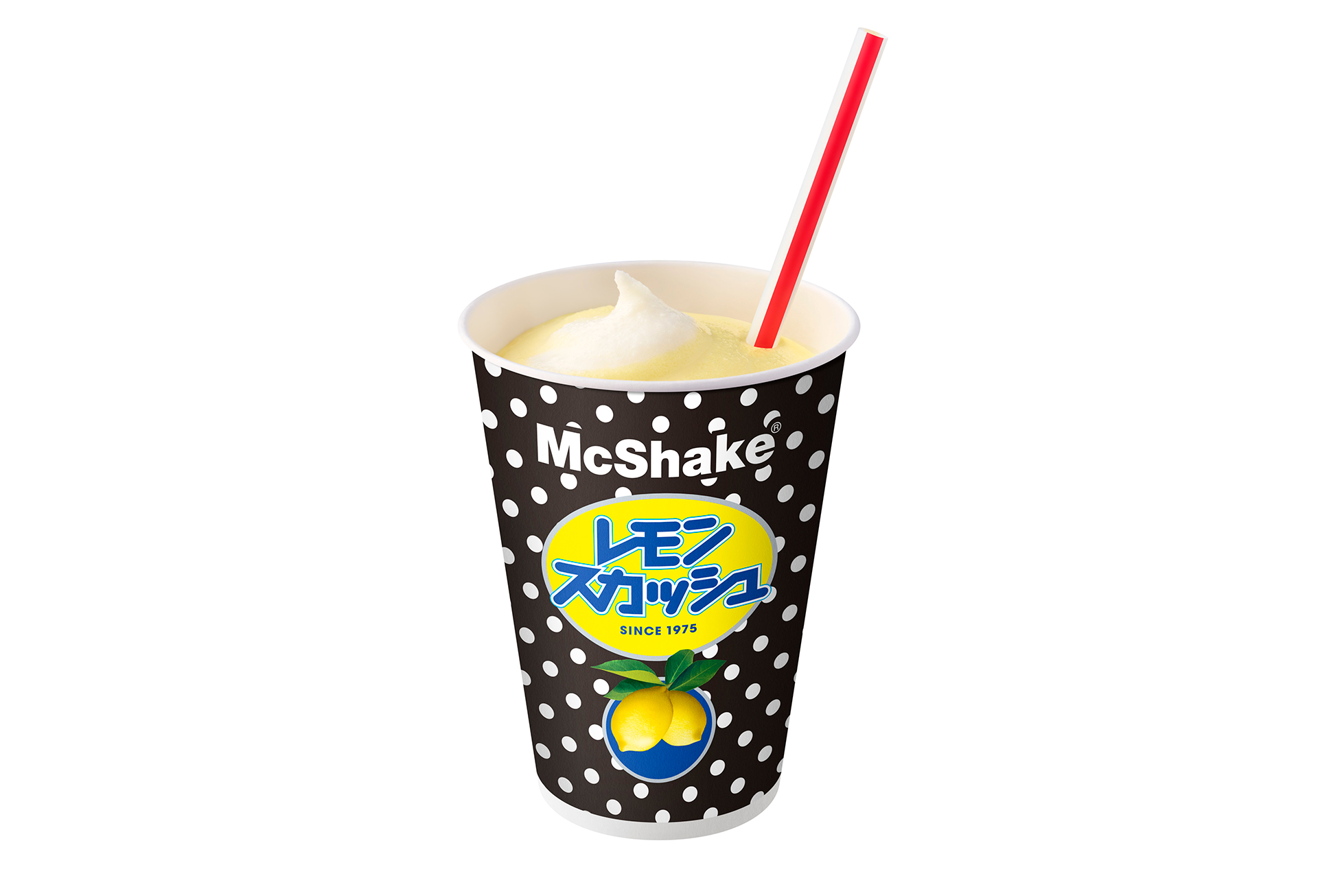 マックシェイク レモンスカッシュ（S 180円～、M 250円～）