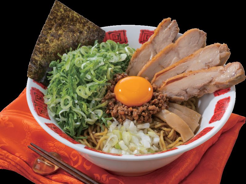 「冷やしまぜそば2品盛り」（1076円）