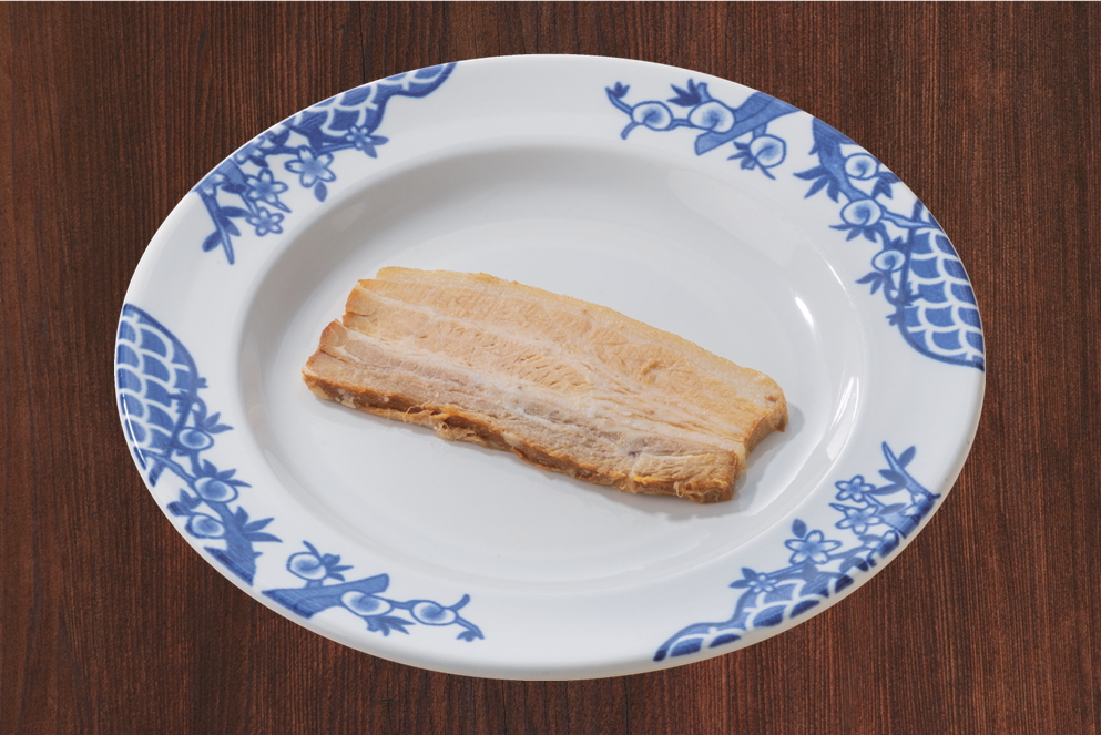 「自家製焼豚」（121円）