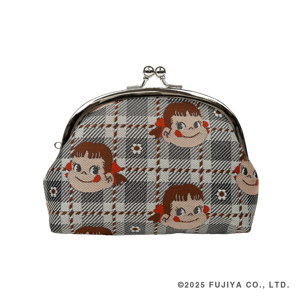 「ペコちゃんジャガードマチ付きがま口」（2420円）