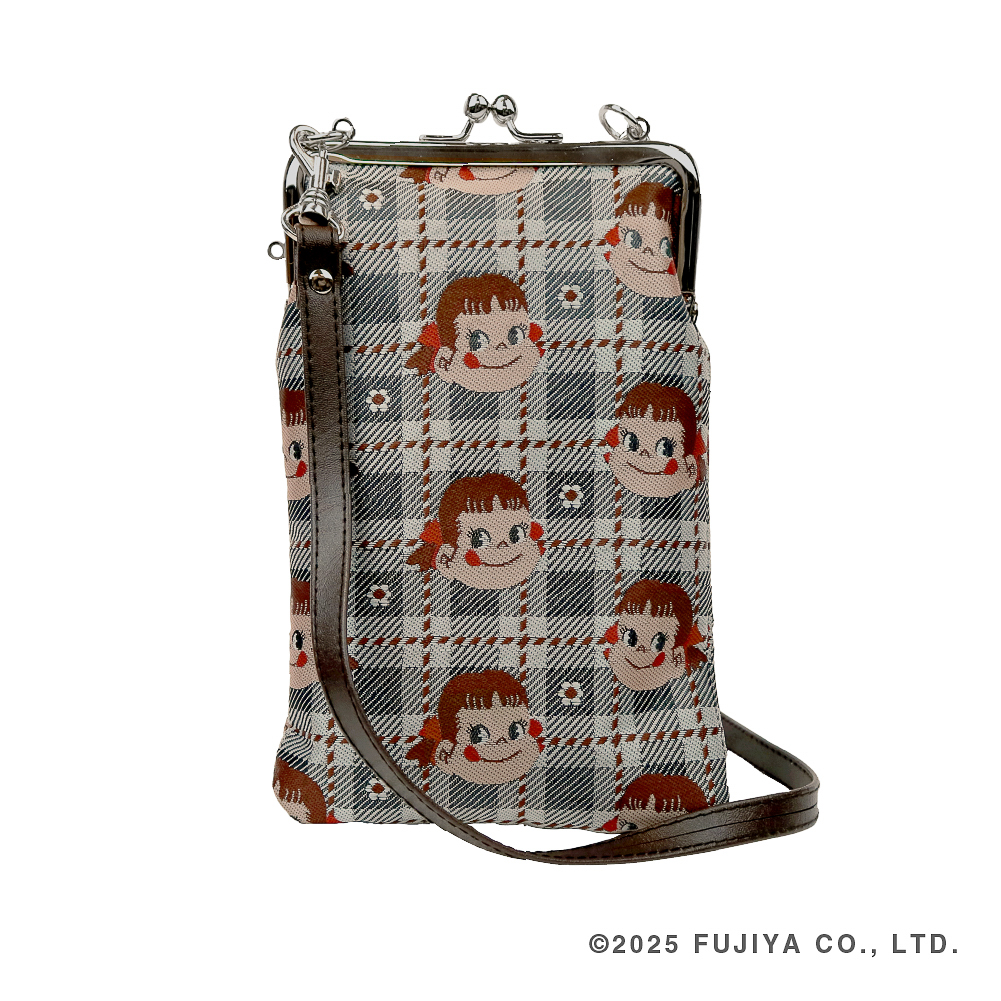 「ペコちゃんジャガードスマホショルダー」（3960円）