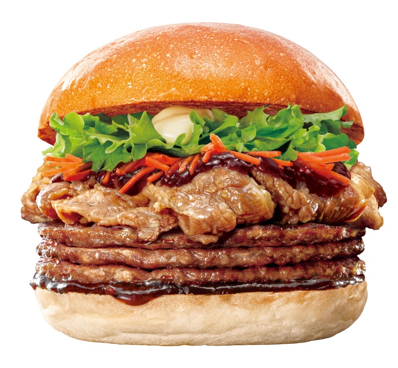 ロッテリア「キング 牛プルコギバーガー」（1190円）