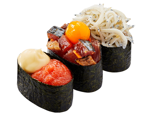 「うまか！九州ネタの軍艦三昧」（3貫 290円～）