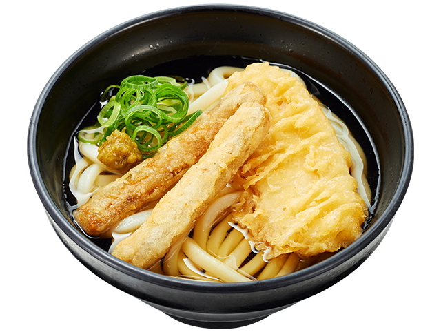 「とり天ごぼう うどん」（490円～）