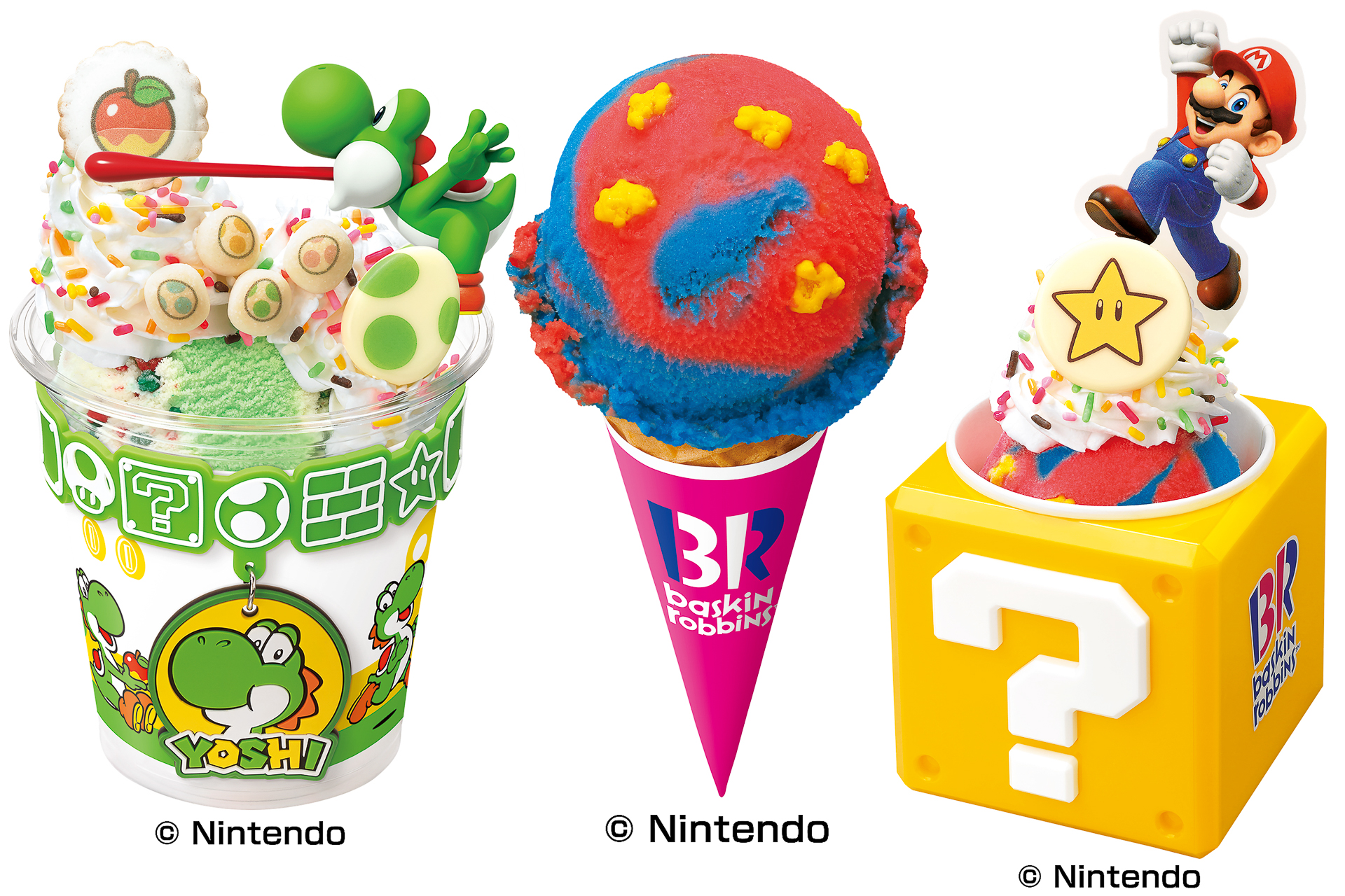 サーティワン×スーパーマリオ「エンジョイ！SUPER ICE CREAM SUMMER（スーパーアイスクリームサマー）」