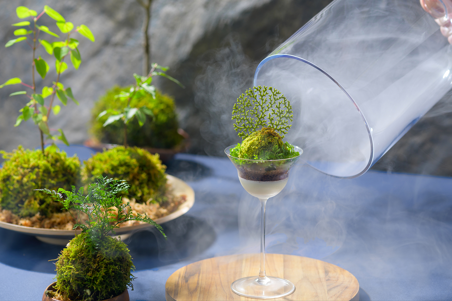 奥入瀬渓流ホテル「おいらせ苔パフェ」
