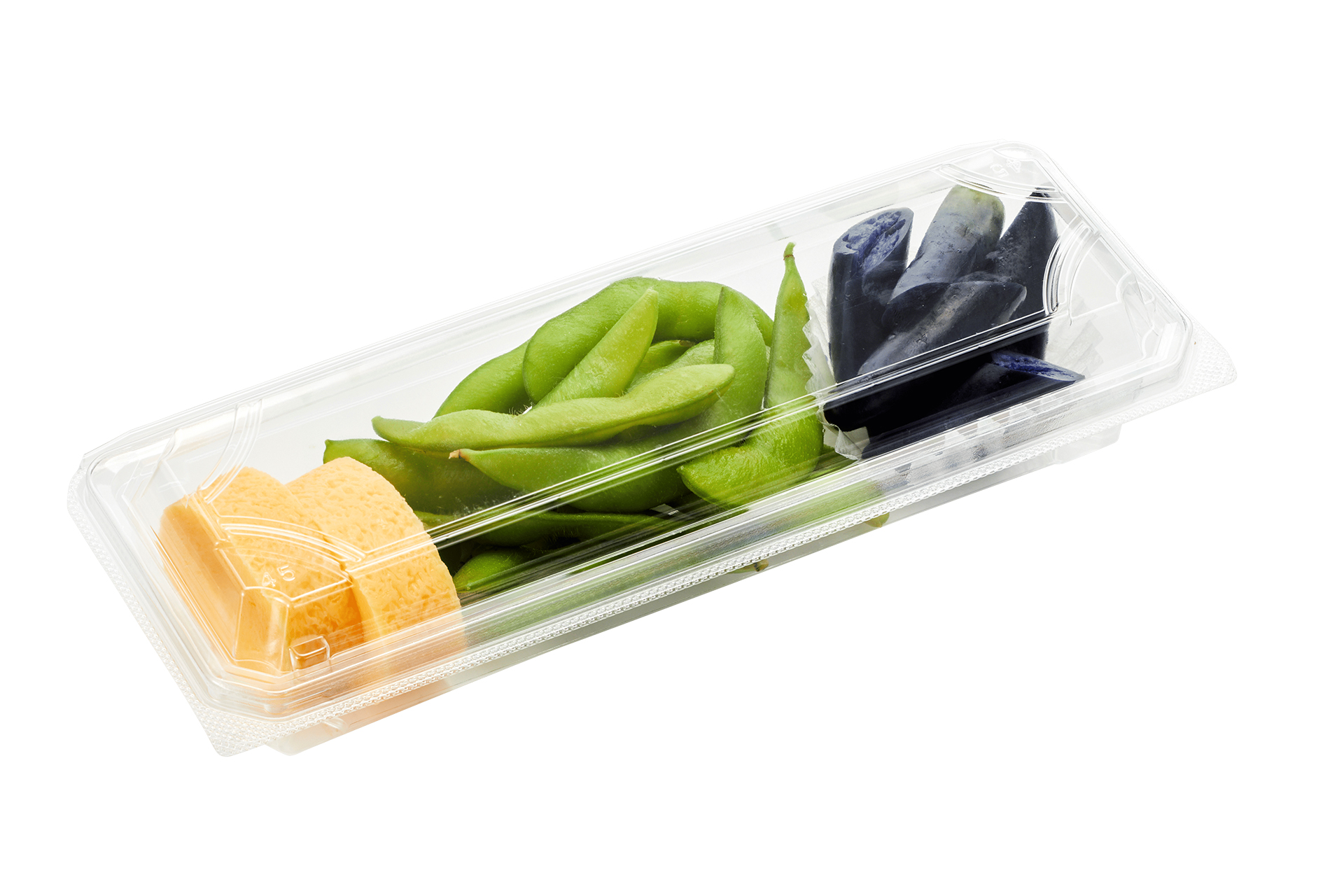 「3種のおつまみ（だし巻き玉子、枝豆、小なす浅漬け）」（500円～）