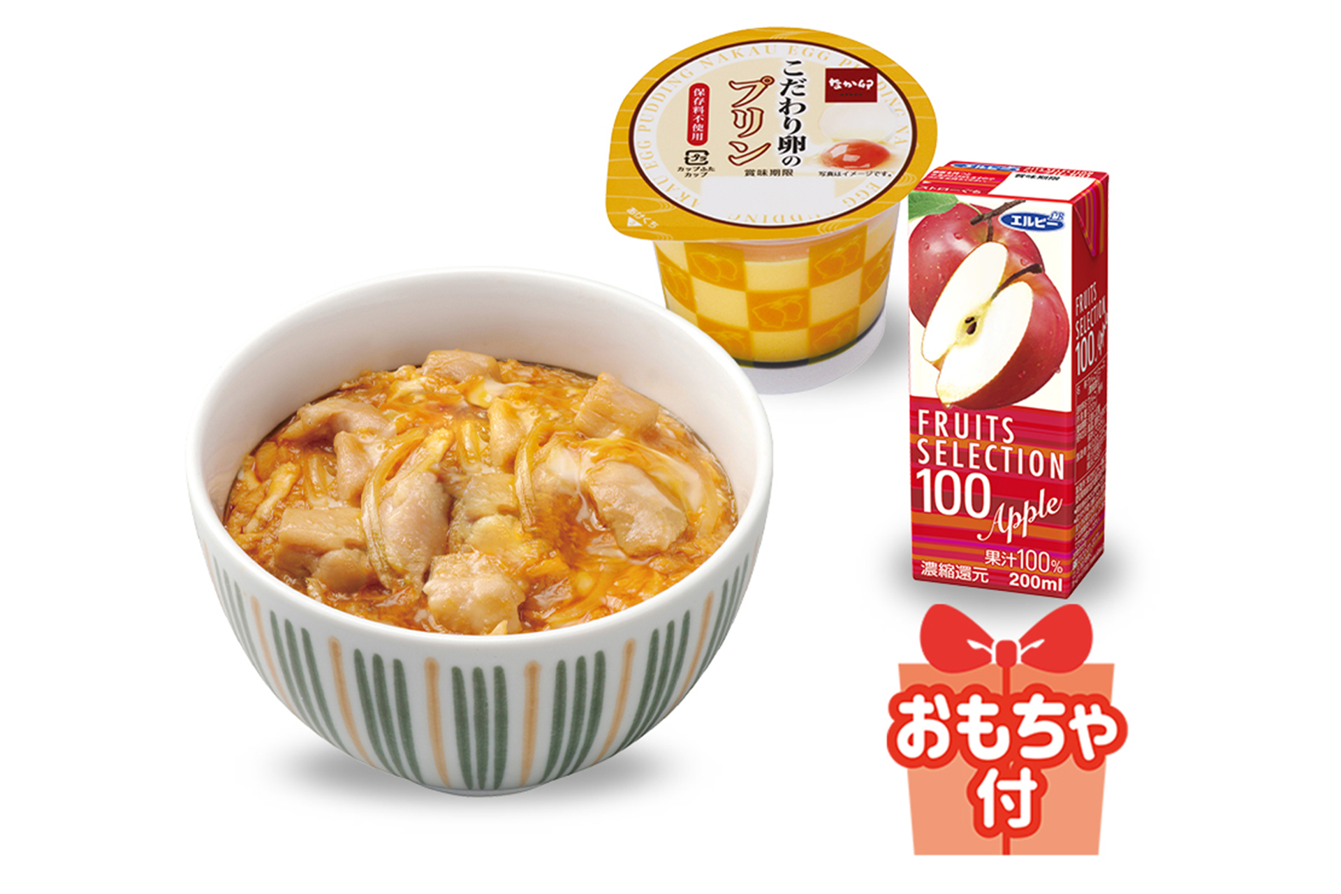 お子様親子丼 うき卯きセット（480円）
