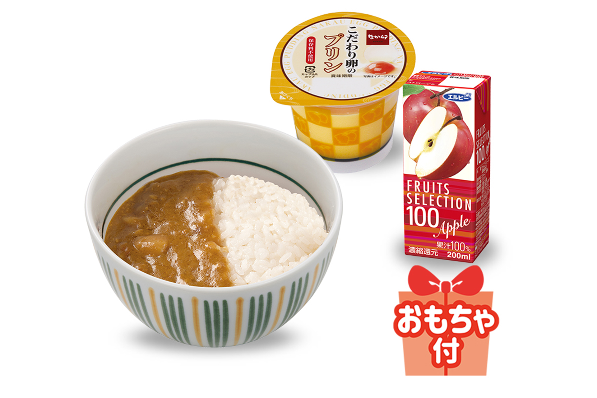 お子様カレー丼うき卯きセット（480円）