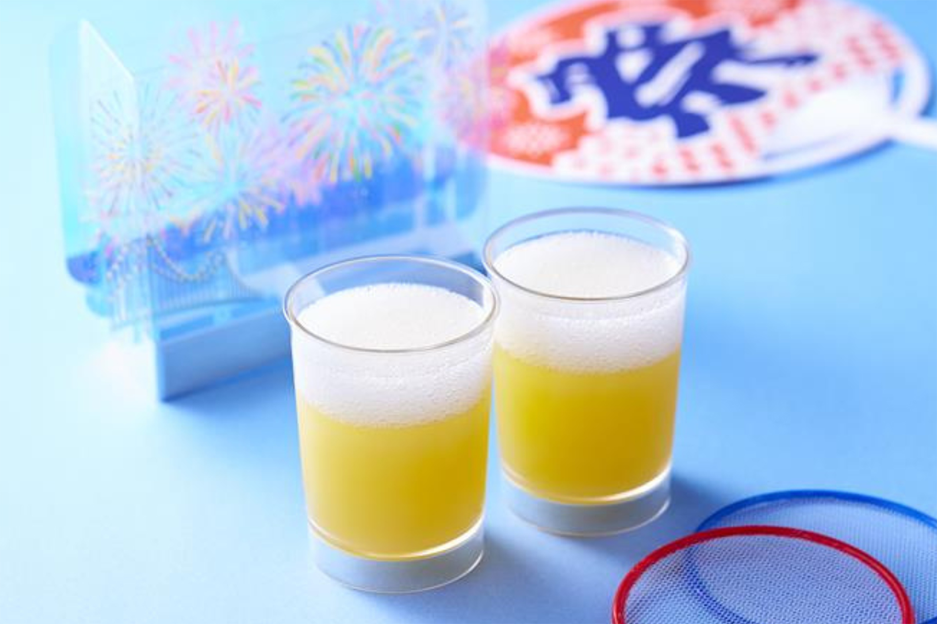 ビールみたいなオレンジわらび餅ゼリー（270円）