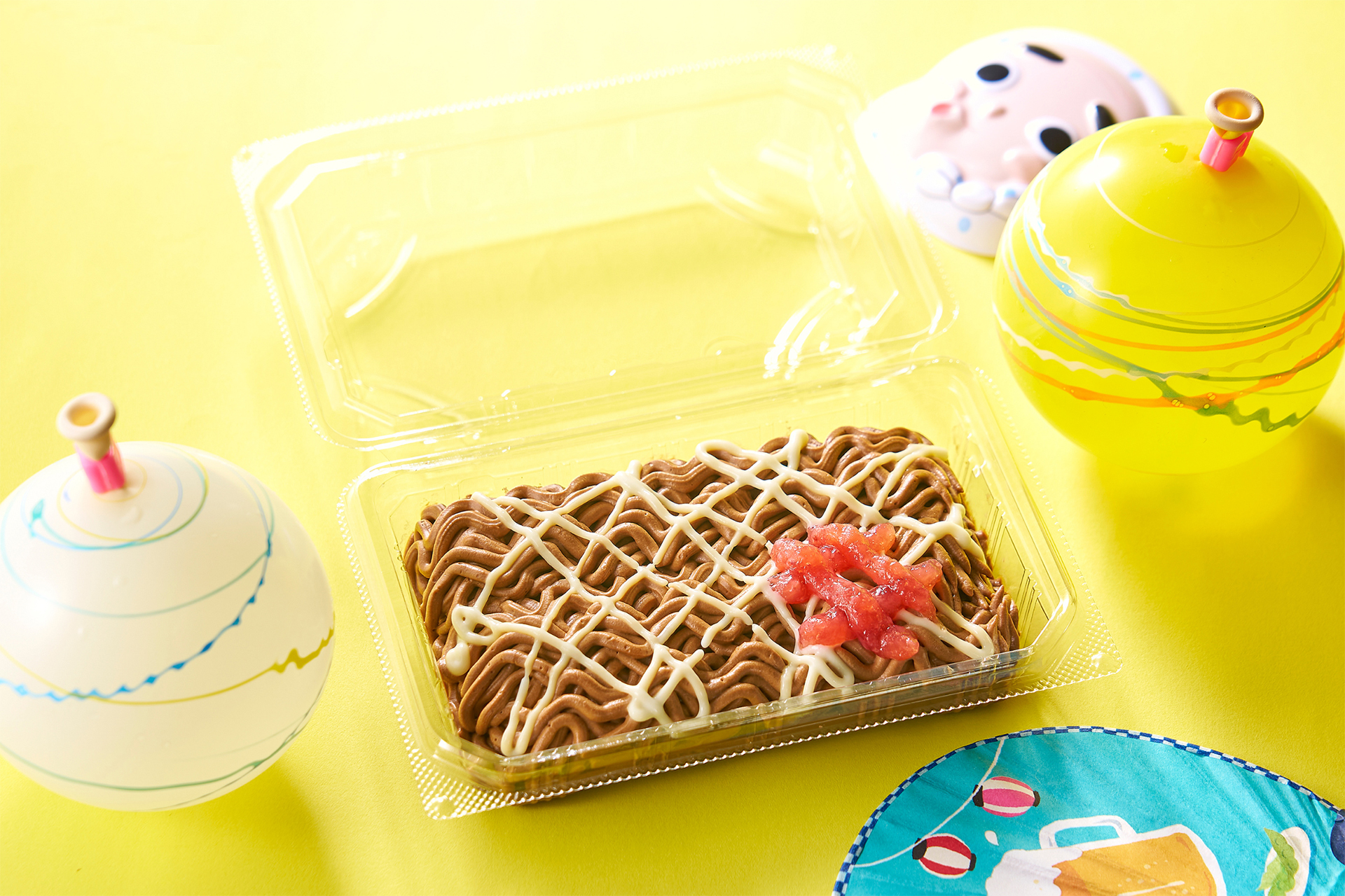 焼きそばみたいなショコラケーキ（313円）