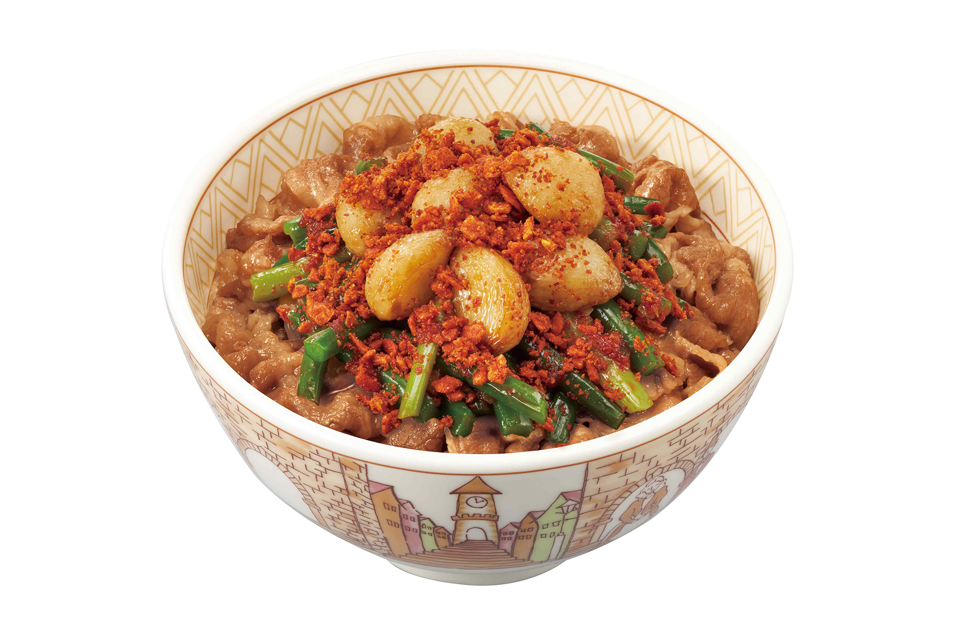 トリプルニンニク牛丼