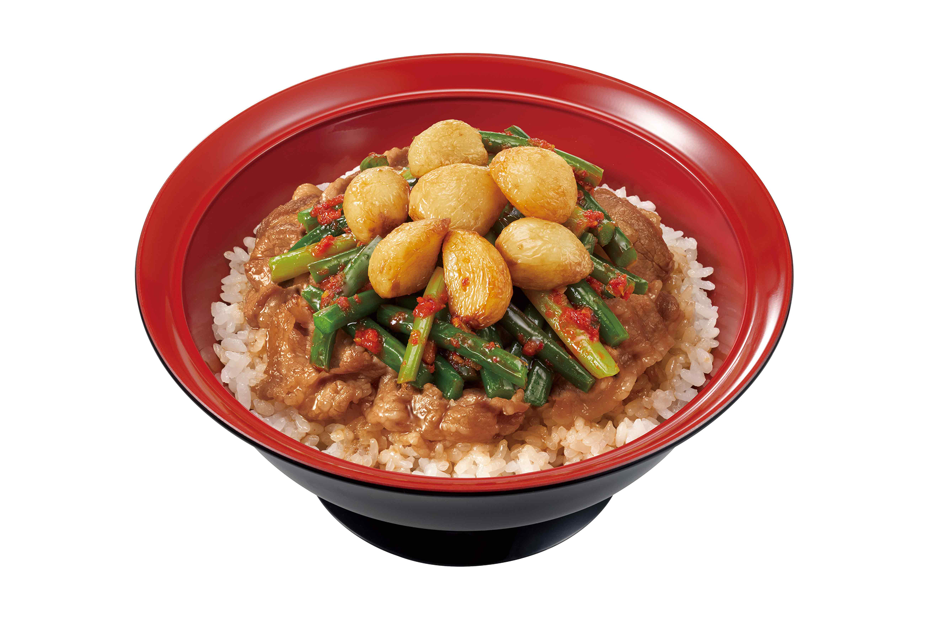 ダブルニンニク牛カルビ焼肉丼