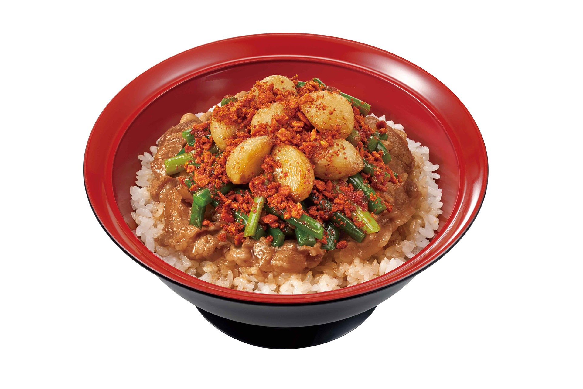 トリプルニンニク牛カルビ焼肉丼