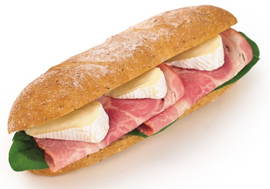 「焼きたてサンド カマンベール＆ハムセット」