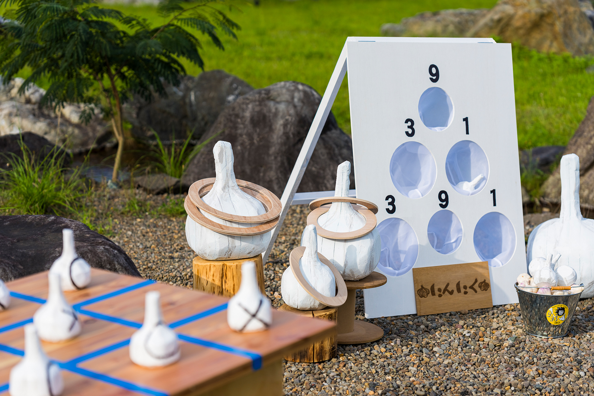 にんにくをモチーフにしたシンプルなアナログゲーム