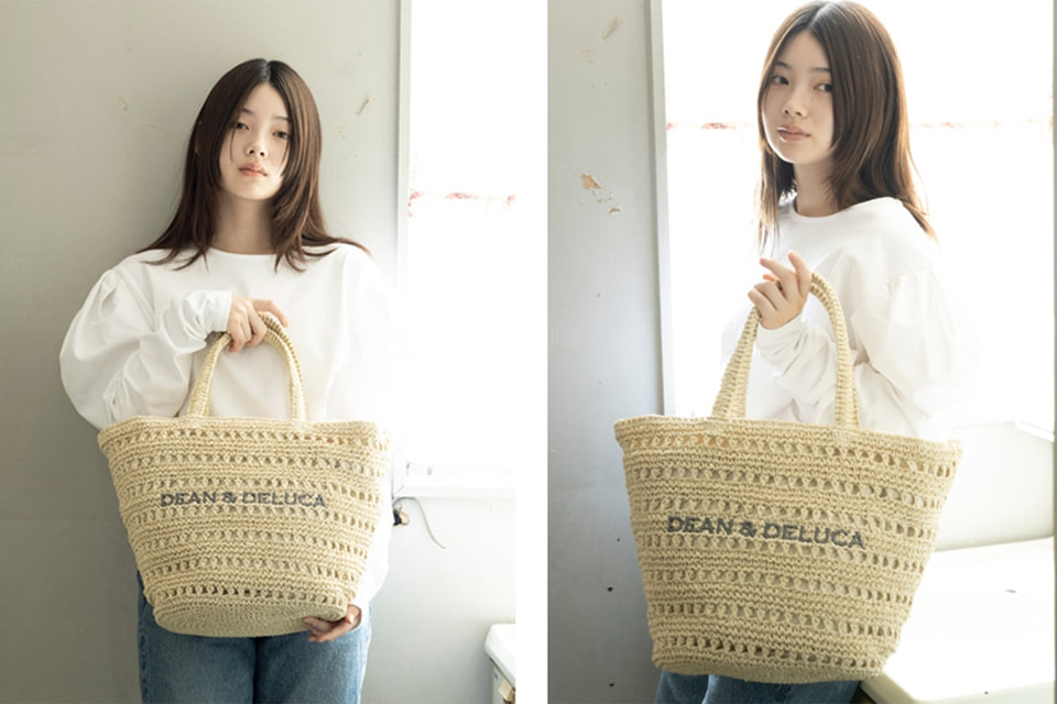DEAN & DELUCA×BEAMS COUTURE、手編みの「クロッシェバスケット