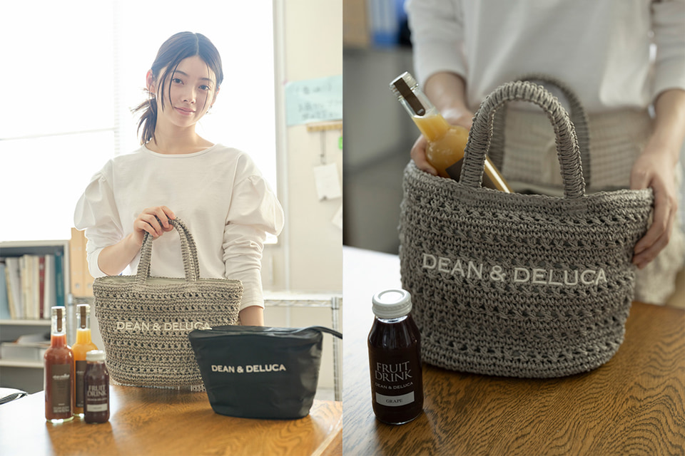 DEAN & DELUCA×BEAMS COUTURE、手編みの「クロッシェバスケット