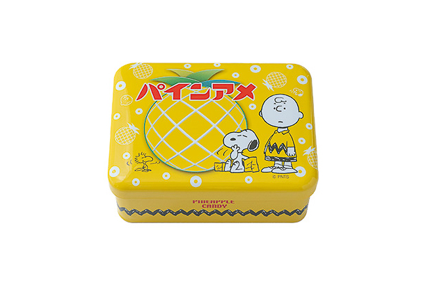 「スヌーピー パインアメ缶 15粒入り」（1430円）