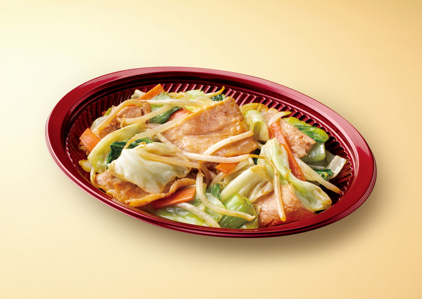 「野菜炒め 香味醤油だれ～1日に必要な野菜の1/2使用～」（538円）