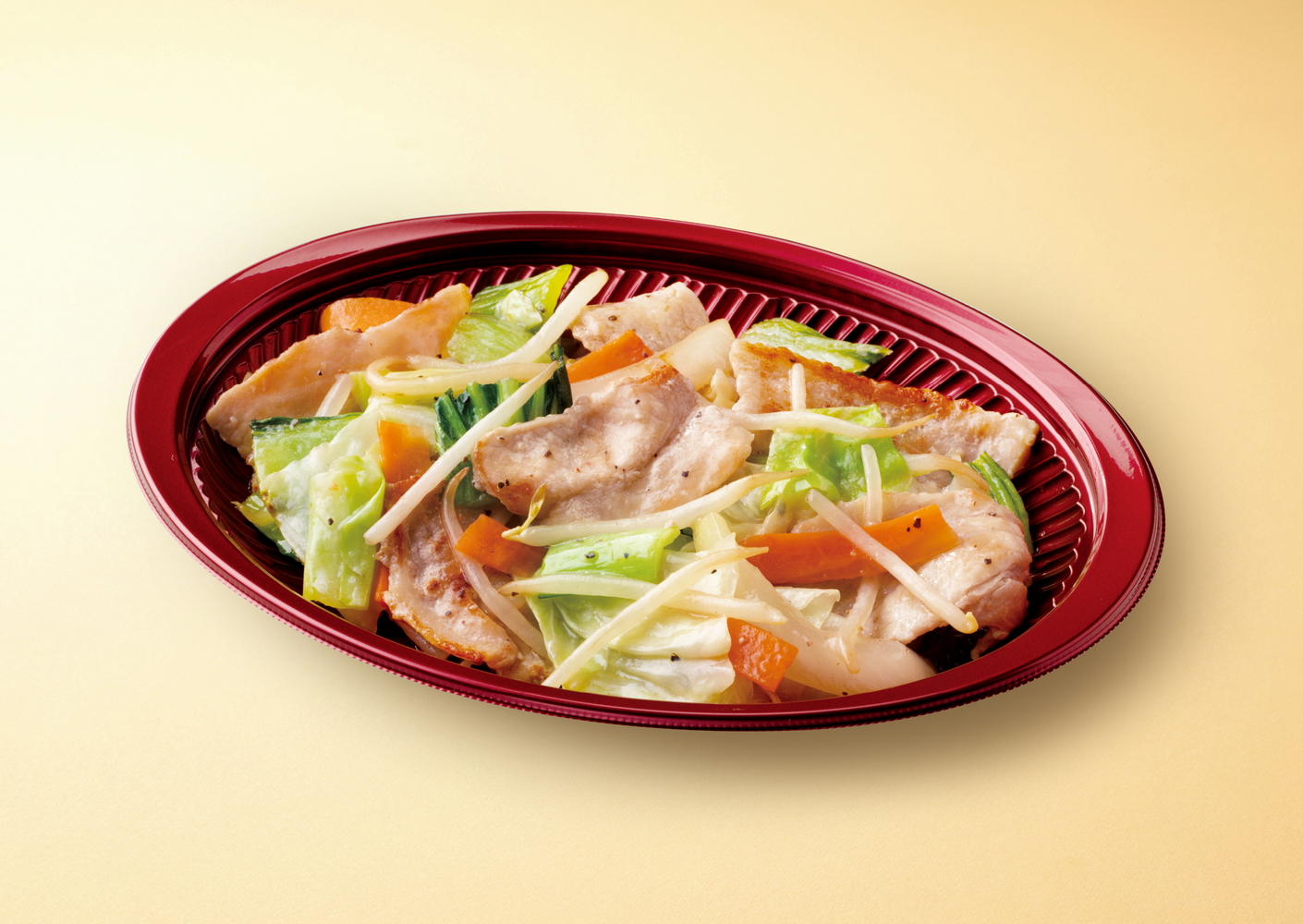 「野菜炒め 瀬戸内レモン使用塩だれ～1日に必要な野菜の1/2使用～」（538円）