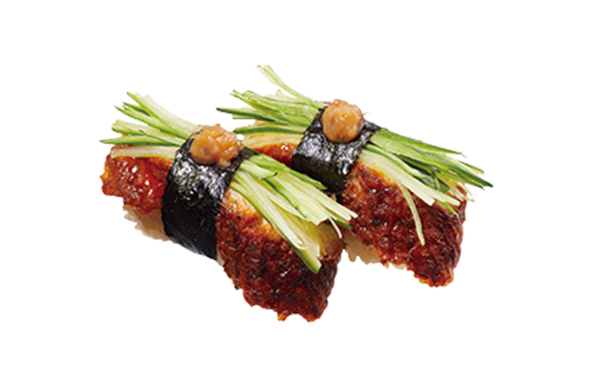 炙りうなぎ梅きゅう（480円）