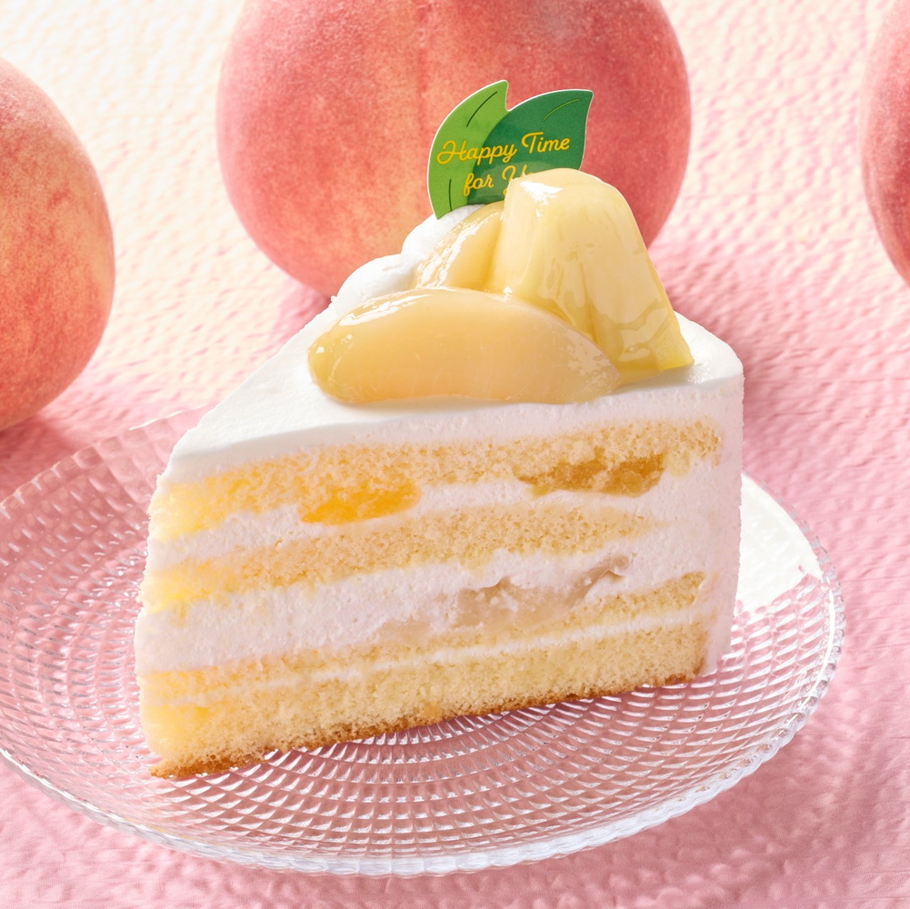 「山梨県産白桃とゴールデンパインのプレミアムショート」（518円）