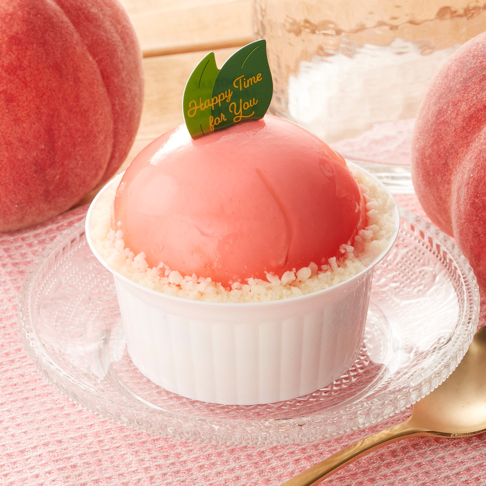 「まんまる白桃ケーキ」（432円）