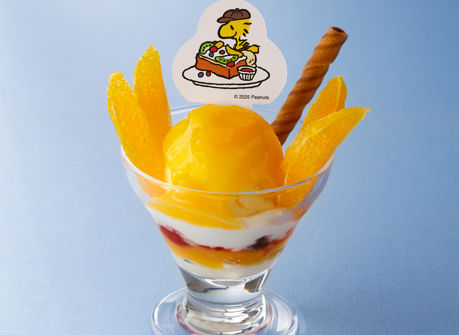 ウッドストックのぱたぱたミニパフェ（592円）