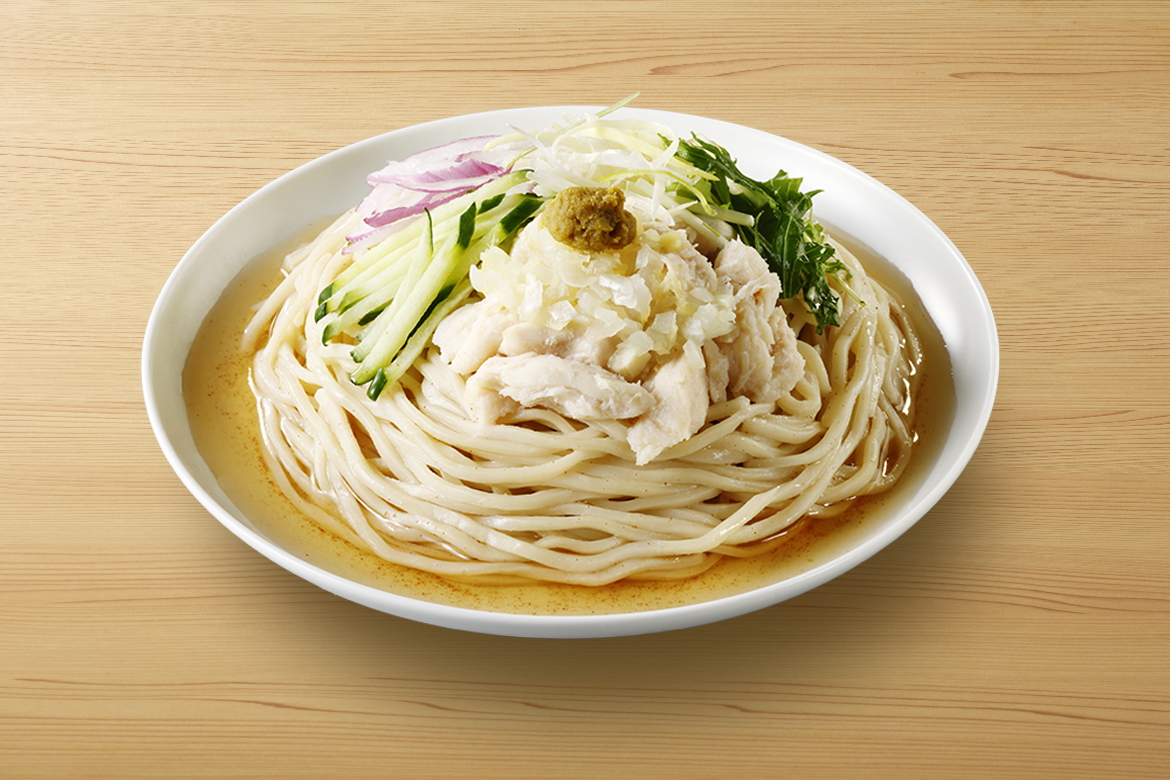 布袋点心舗弁財天監修 ニボコン 花椒香る煮干しと昆布の冷しラーメン（塩）