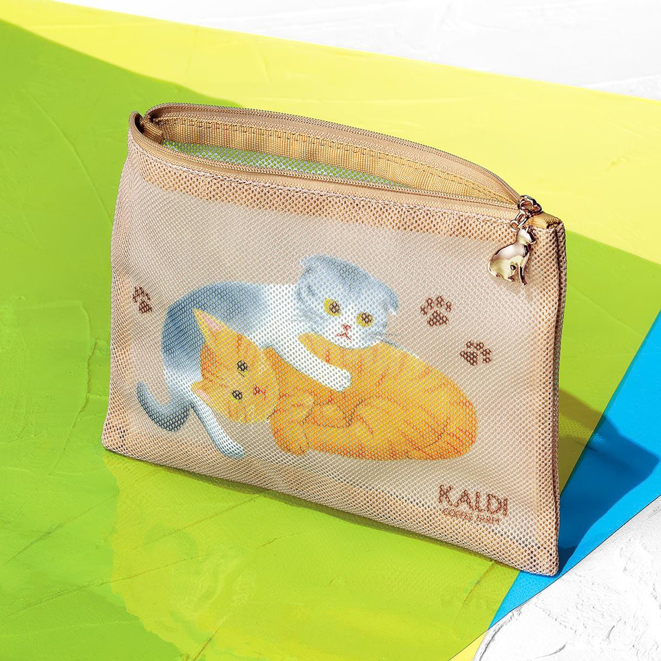 【⭐︎にゃんこ⭐︎】ANAポーチ4点セット+カルディ福袋バッグと中身6点 事前抽選販売】「ネコバッグ」｜おすすめ｜カルディコーヒー