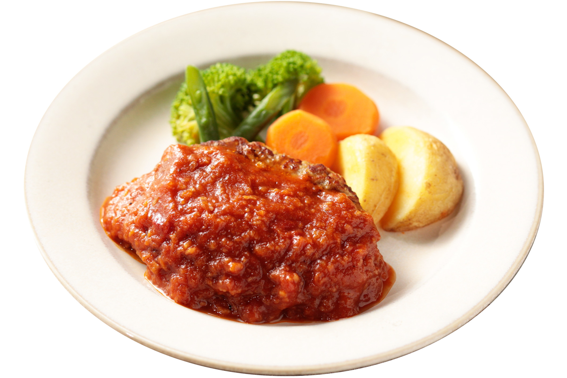 「うまトマハンバーグ」の調理イメージ