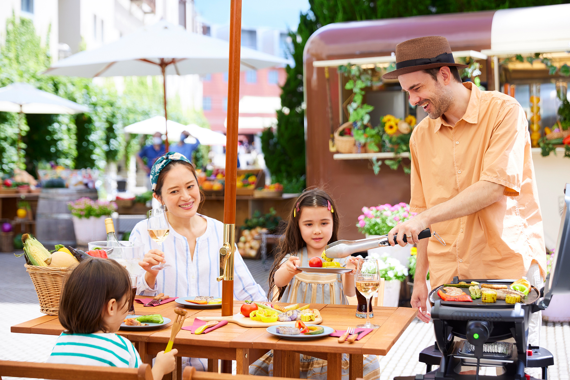 バーベキューエリア