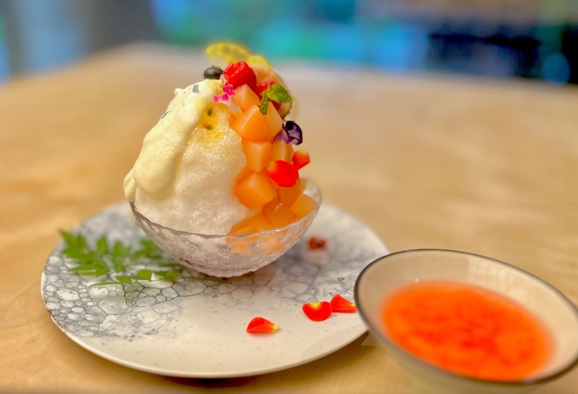 「かき氷（単品）」（1500円）