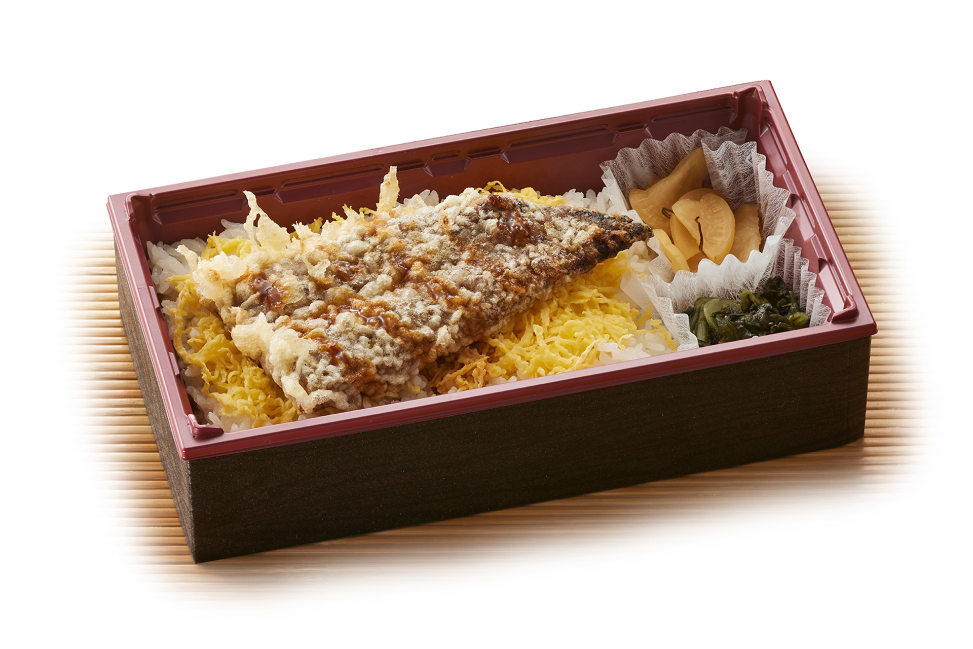 「うなぎ天重弁当（お新香付）」（2300円）※テイクアウト