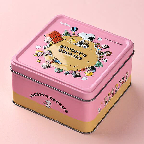 スヌーピーエンボス缶（メープル）