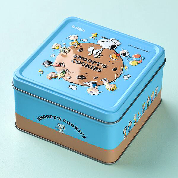 スヌーピーエンボス缶（チョコチップ）