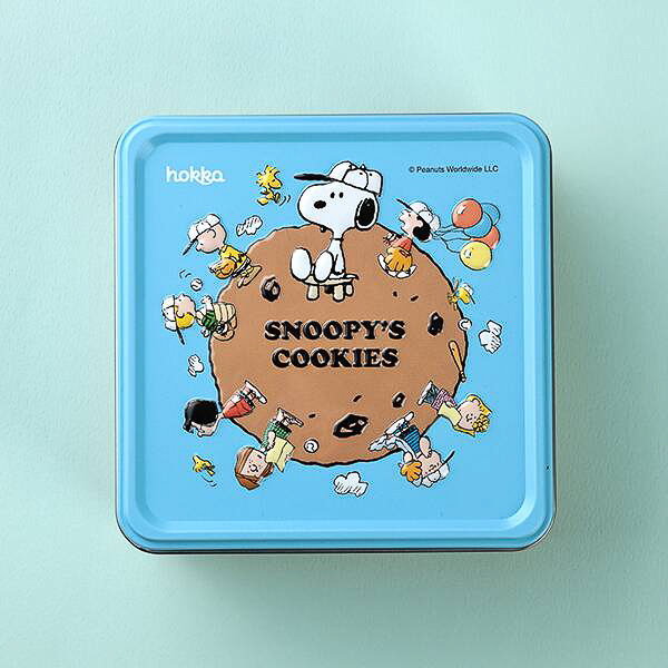 スヌーピーエンボス缶（チョコチップ）