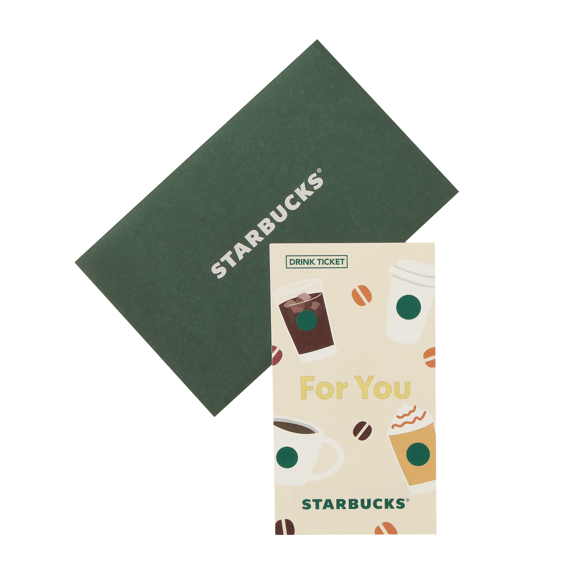 「ビバレッジギフトミニカード Happy Birthday/For You/Thank You」（各550円）